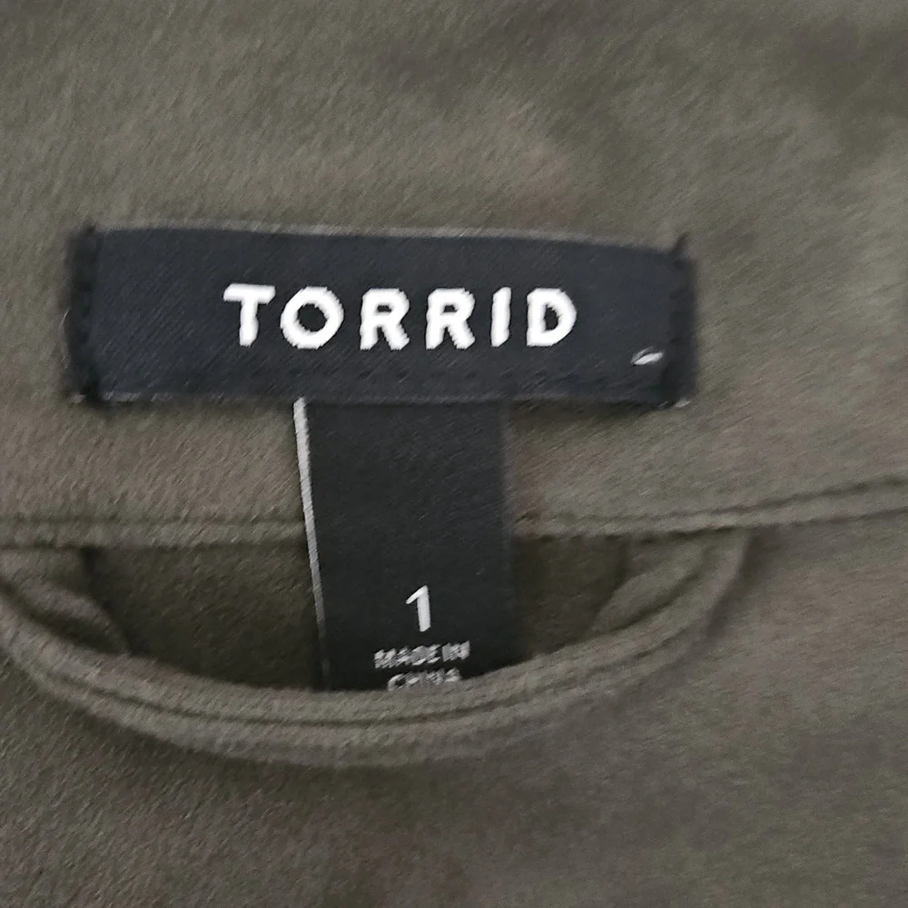 Torrid Faux Suede Shacket - Picture 5 of 6